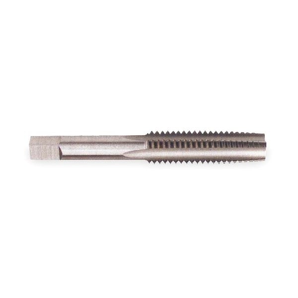 Straight Flute Hand Tap , M12-1.75 , Taper , 4 Flutes, Metric Coarse