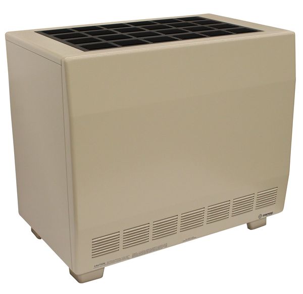 Gas Fired Room Heater, 34 In. W, 20 In. D