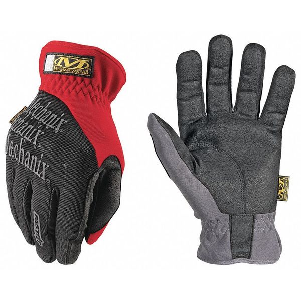 Mechanics Gloves, S, Red, Anatomically Designed Two-Piece Palm, Form Fitting Trek Dry(R)