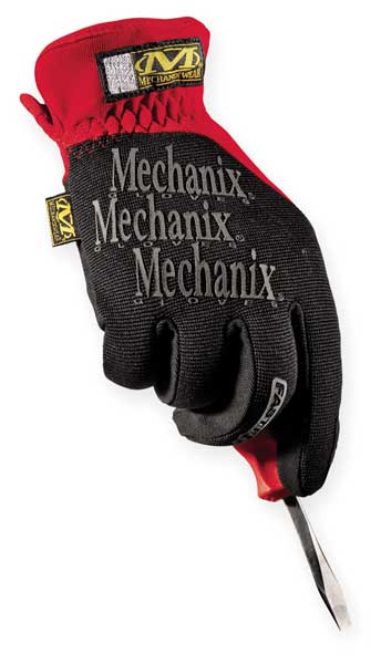 Mechanics Gloves, S, Red, Anatomically Designed Two-Piece Palm, Form Fitting Trek Dry(R)