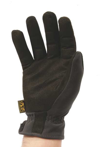 Mechanics Gloves, FastFit, TrekDry Material, High Dexterity, Black, Medium, 1 Pair