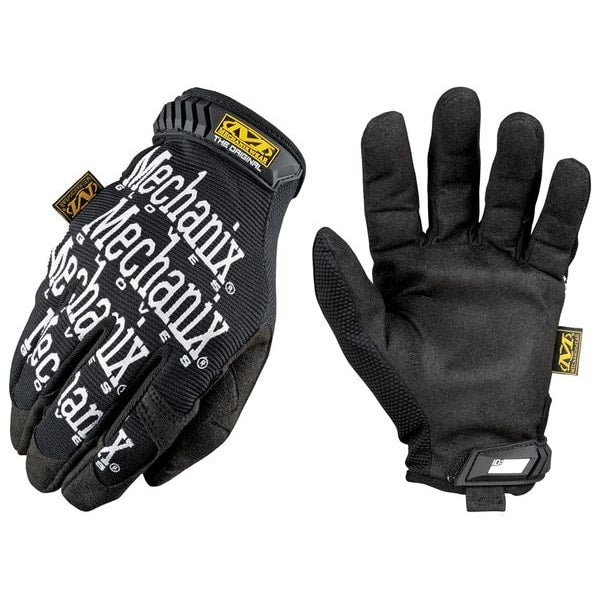 Mechanics Gloves, The Original, TrekDry Material, Durable, Black, Large, 1 Pair