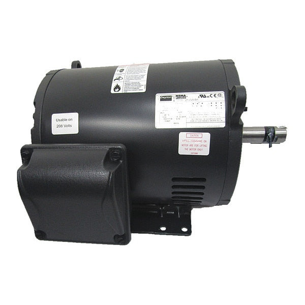 3-Phase General Purpose Motor, 5 HP, 213/5 Frame, 230/460V AC Voltage, 1,740 Nameplate RPM