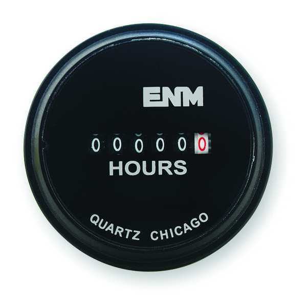 DC Hour Meter, Electrical, 2.31 in, Round