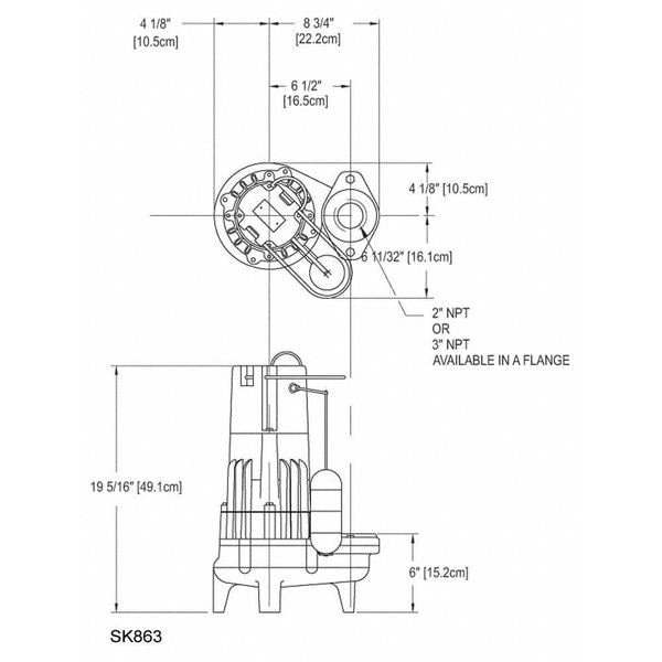 Waste-Mate 1/2 HP 2