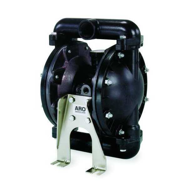Double Diaphragm Pump, Aluminum, Air Operated, Nitrile, 35 GPM