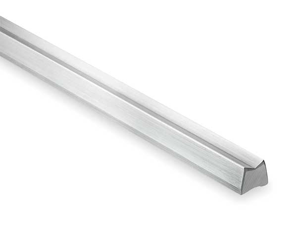 Support Rail, Steel, 1.00 In D, 48 In