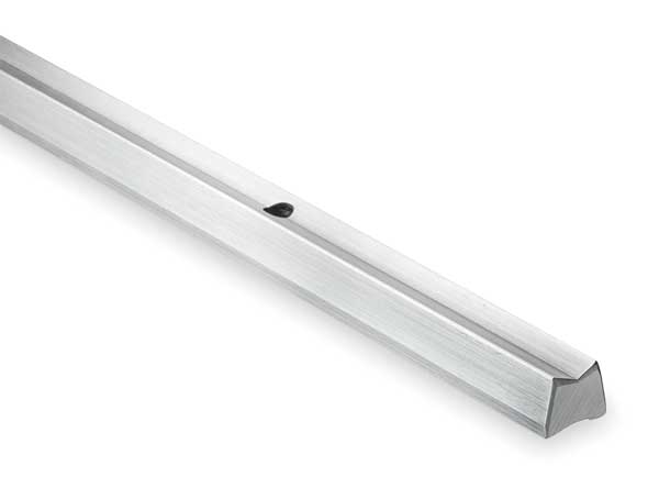 Support Rail, Steel, 1.00 In D, 24 In