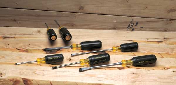 Screwdriver Set, Long Blade Slotted and Phillips, 2-Piece