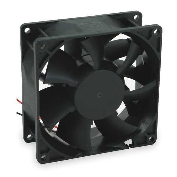 Axial Fan, Square, 24V DC, - Phase, 84.1 cfm, 3 1/8 in W.
