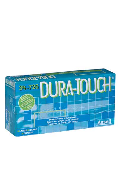 Vinyl Disposable Gloves, PVC, Powder Free, Clear, M, 100 PK