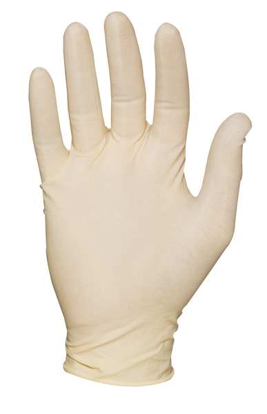 Microflex Exam Gloves, Natural Rubber Latex, Powder-Free, Medium (Size 8), Natural, 100 Pack