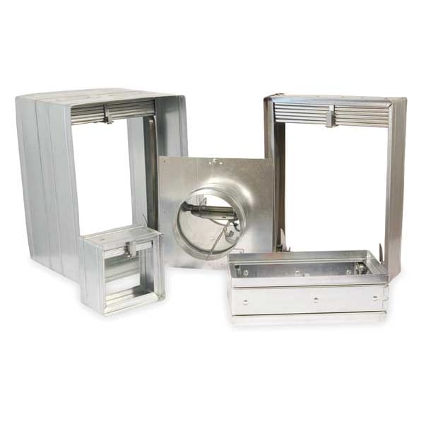 Square Fire Damper, 13-3/4 In. W