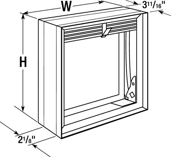 Square Fire Damper, 15-3/4 In. W