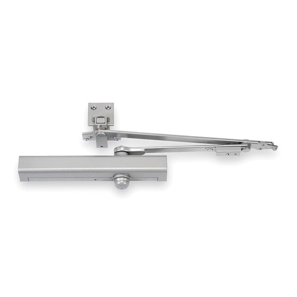 Manual Hydraulic Norton 8000 Door Closer Heavy Duty Interior and Exterior, Aluminum