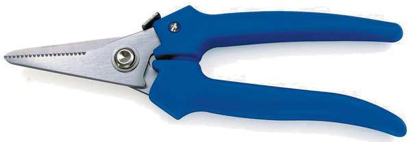 Shears, 5 3/4 In OAL, 1 1/4 In Cut