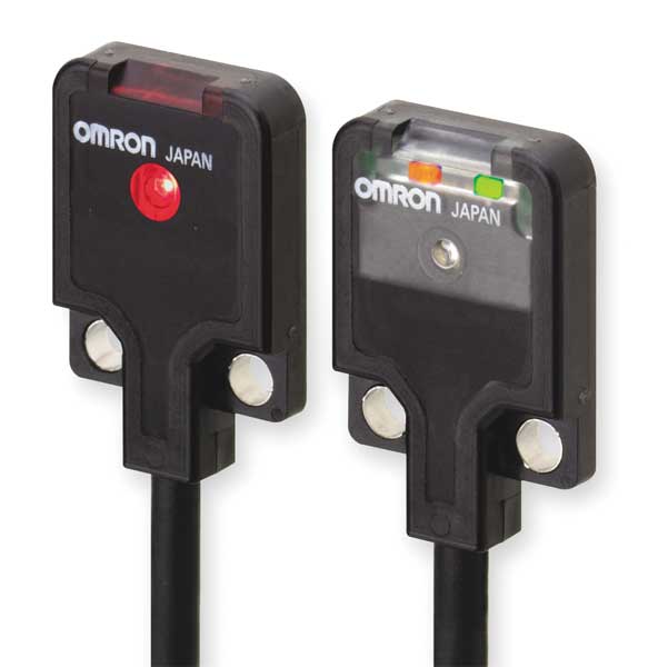 Photoelectric Sensor, Rectangle, Thru-Beam