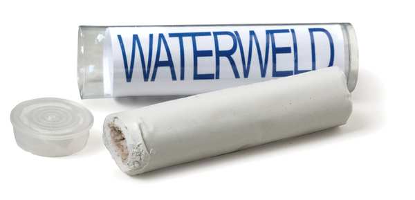 Epoxy Putty, WaterWeld, Marine Repair, 2 ox, Stick, White