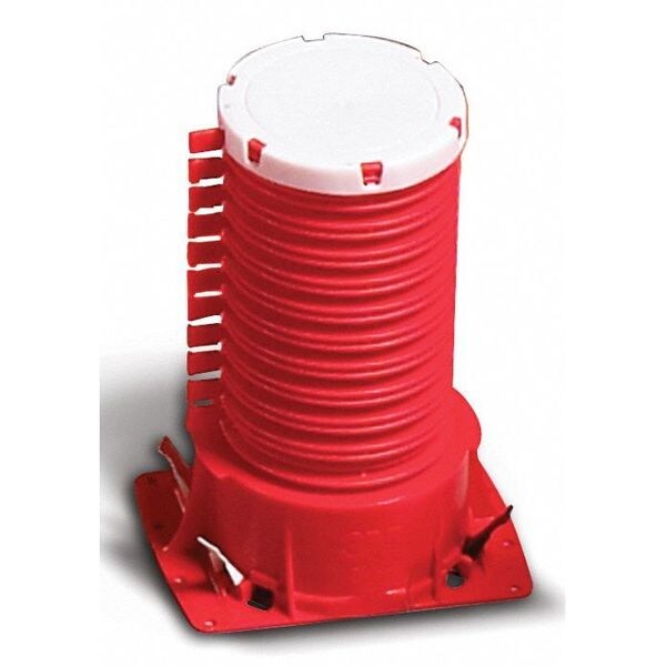 Pipe Cast-In, 2 In., For Plastic Pipe