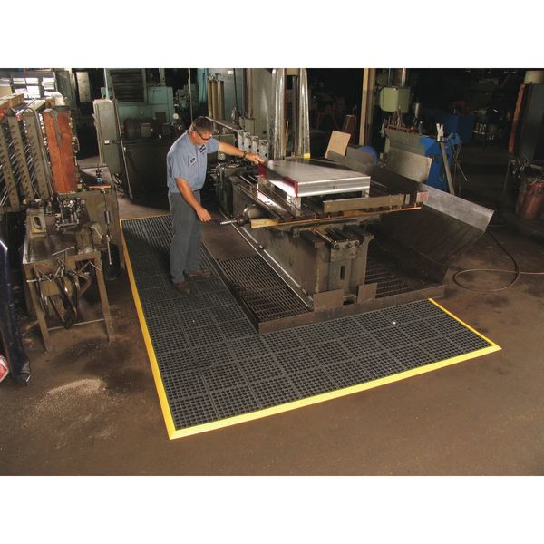 Interlocking Drainage Mat Nitrile Rubber 3 ft 3 ft 3/4 in