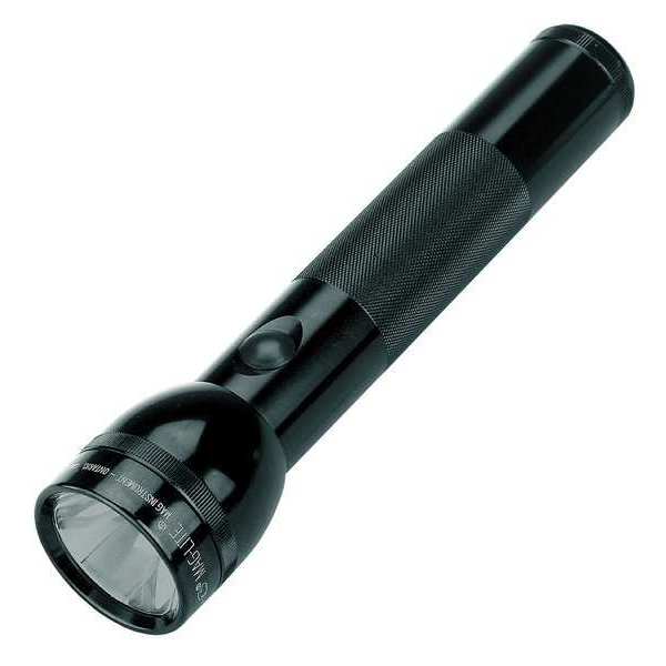Black No Xenon Industrial Handheld Flashlight, 27 lm