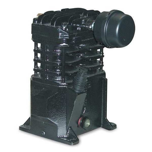 Air Compressor Pump, 1 1/2, 2, 1 hp, 1 Stage, 8.5 oz Oil Capacity, 2 Cylinder