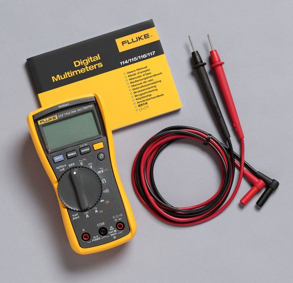 Digital Multimeter, 600 Max. AC Volts, 600 Max. DC Volts, 10 Max. AC Amps, 10 Max. DC Amps