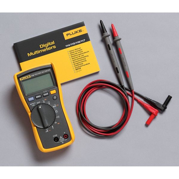 Digital Multimeter, 600 Max. AC Volts, 600 Max. DC Volts, 600 uA Max. AC Amps, 600 uA Max. DC Amps
