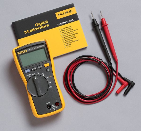 Digital Multimeter, 600 Max. AC Volts, 600 Max. DC Volts, 10 Max. AC Amps, 10 Max. DC Amps