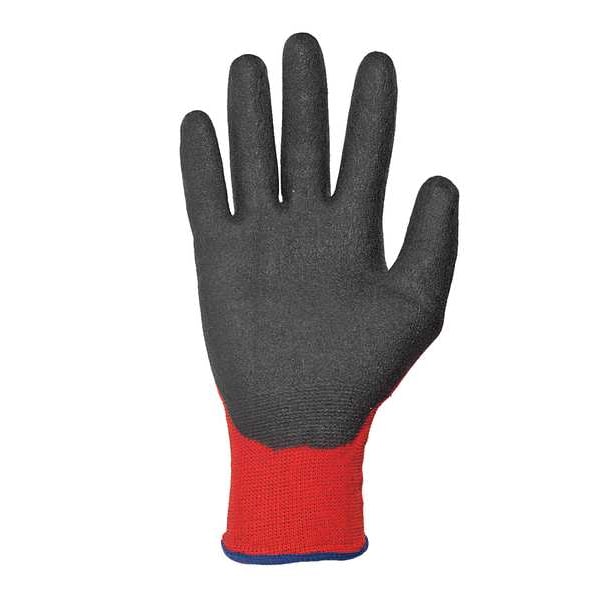 PVC Coated Gloves, 3/4 Dip Coverage, Red, 2XL, PR