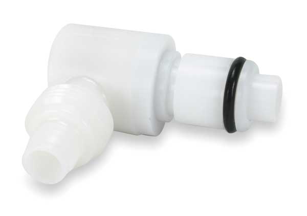 Elbow Insert, Acetal, Shut-Off, PTF, 3/8