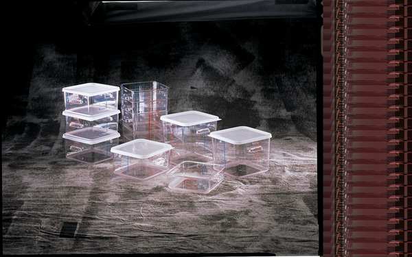 Square Storage Container, 6 qt, Clear