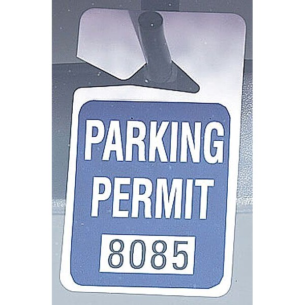 Parking Permit, Mirror, 501-600, PK100