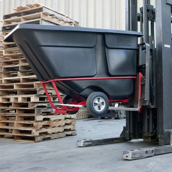 Tilt Truck, Forkliftable, 1 cu yd, 1250 lb