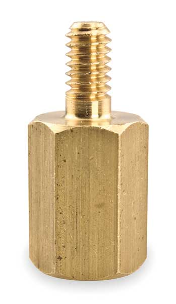 Adaptor, 3/8-16 x 5/16-18, Brass