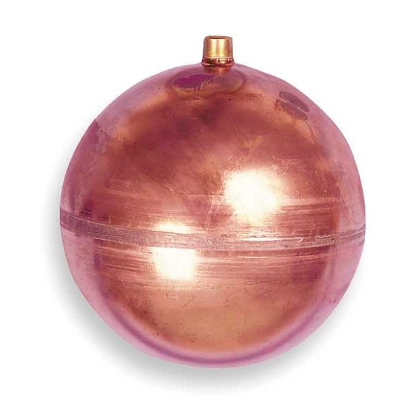 Float Ball, Round, Copper, 5 In