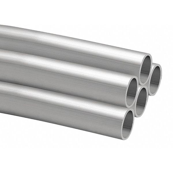 Anodized Pipe, Schedule 40, Aluminum, 1.25 in Pipe Size, 30000 lb Tensile Strength