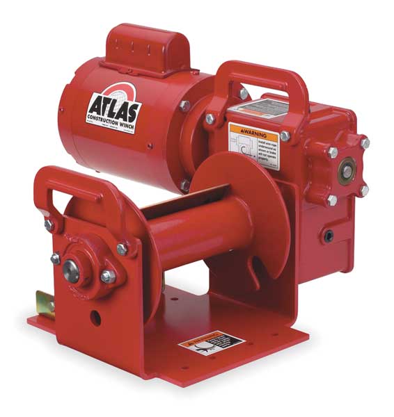 Electric Winch, 1HP, 115VAC