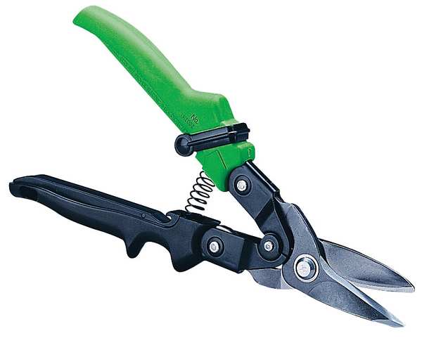 Aviation Snip, Right, 10 in, Fine Blanked Hardened Alloy Steel