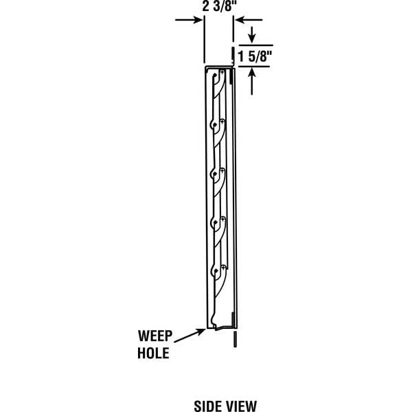 10 in Backdraft Damper / Wall Shutter, 10-1/2 in x 10-1/2 in