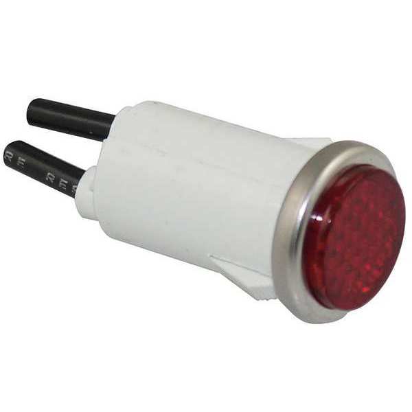 Flush Indicator Light, Red, 12V