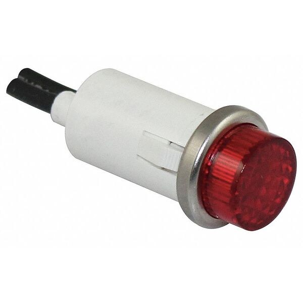 Raised Indicator Light, Red, 24V