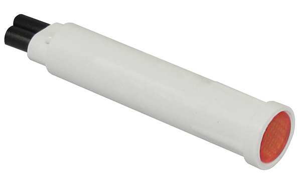 Miniature Indicator Light, Amber, 120V