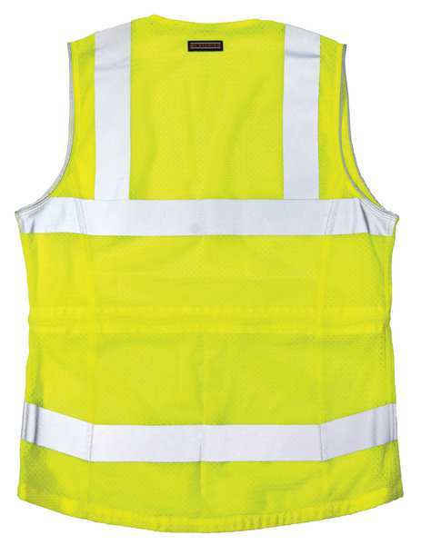 Medium Women's High Visibility Vest, Lime