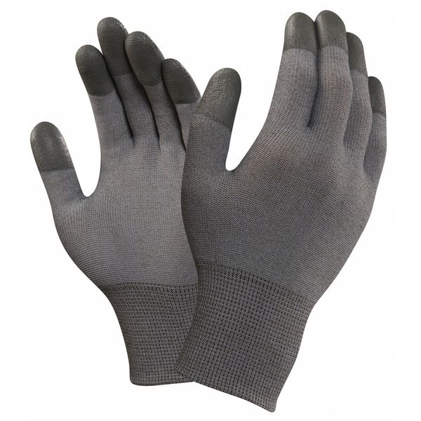 Hyflex Coated Gloves, Polyurethane, Silver, PR