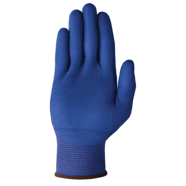 Foam Nitrile Coated Gloves, Palm Coverage, Blue, 8, PR