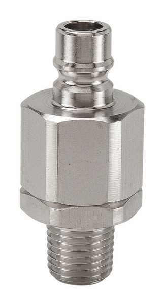 Hydraulic Quick Connect Hose Coupling, 316 Stainless Steel Body, Sleeve Lock, 1