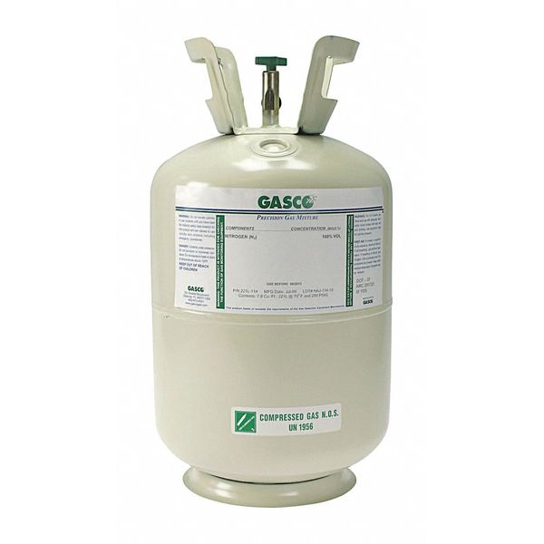 Calibration gas, Nitrogen, Propane, 221 L, CGA 165 Connection, +/-5% Accuracy, 250 psi Max. Pressure