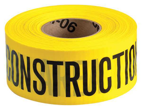 Barricde Tape, Reinf. Polyethyln, 500 ft.