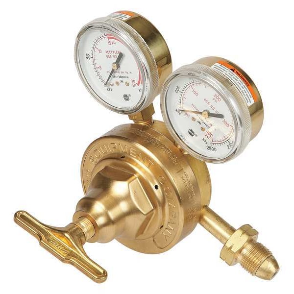 Gas Regulator, Single Stage, CGA-510, 2 to 40 psi, Use With: Liquefied Propane